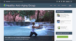 Desktop Screenshot of healthyantiaginggroup.com